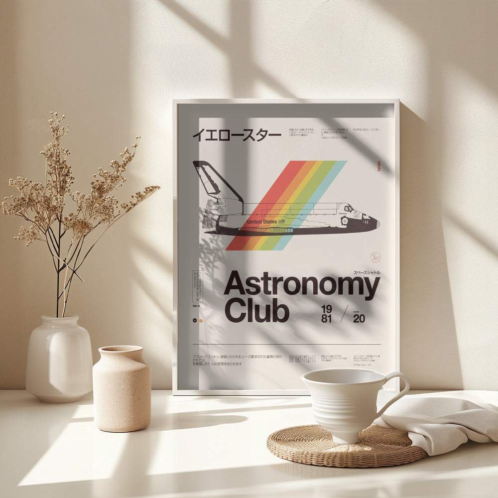 Astronomy Club ★★★ S - Poster / Art Print - interiör