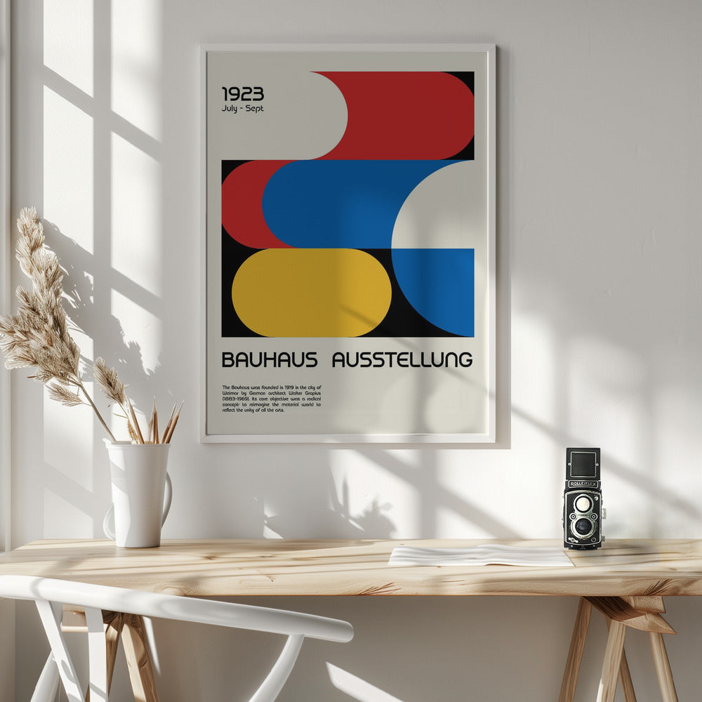 Bauhaus Ausstellung 1923 - Poster / Art Print - interiör