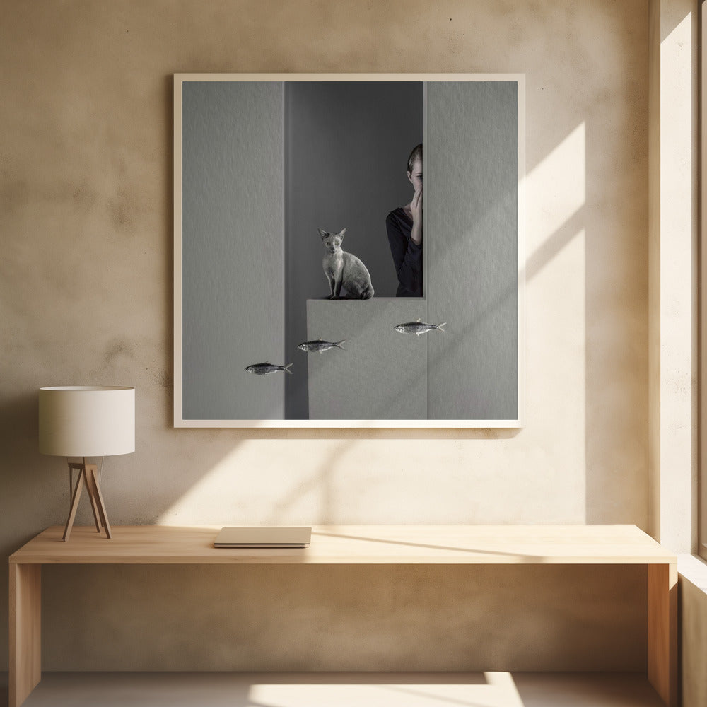 Who moved my fish  ( epilogue ) - Poster / Art Print - interiör