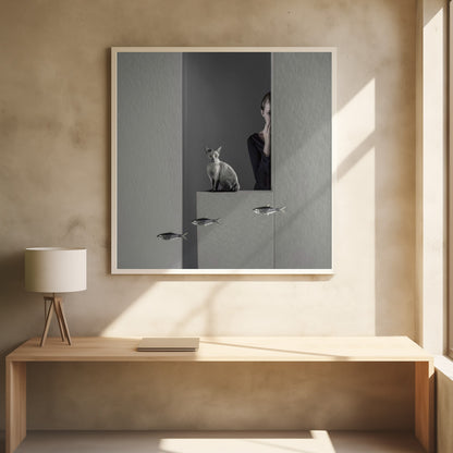 Who moved my fish  ( epilogue ) - Poster / Art Print - interiör