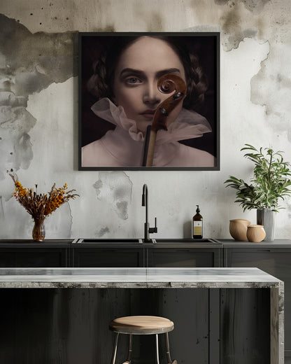 The Dark Violinist - Poster / Art Print - interiör