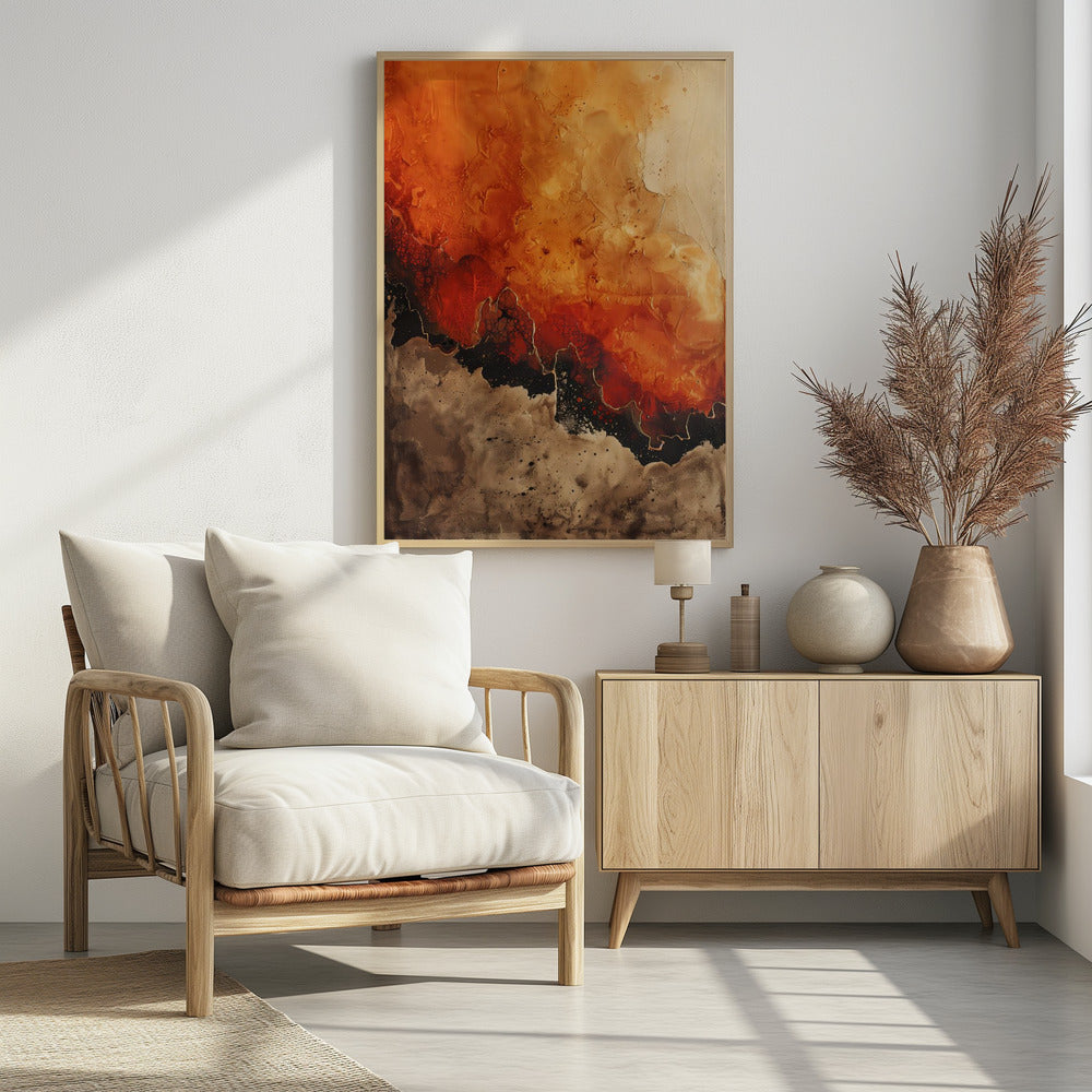 The Abstract Earth - Poster / Art Print - interiör