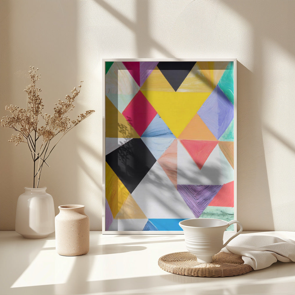 Triangle Drama - Poster / Art Print - interiör