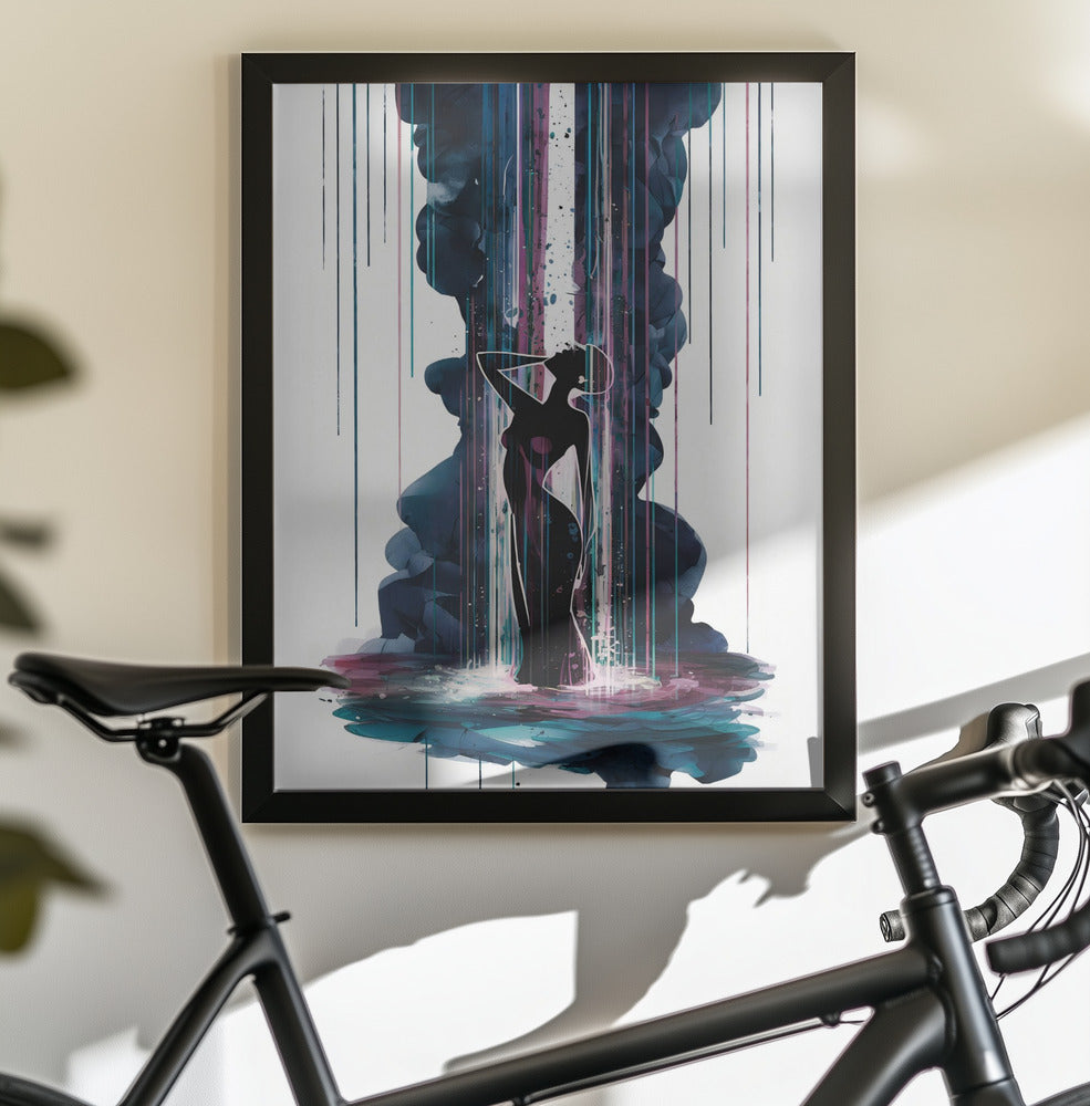 Waterfall - Poster / Art Print - interiör
