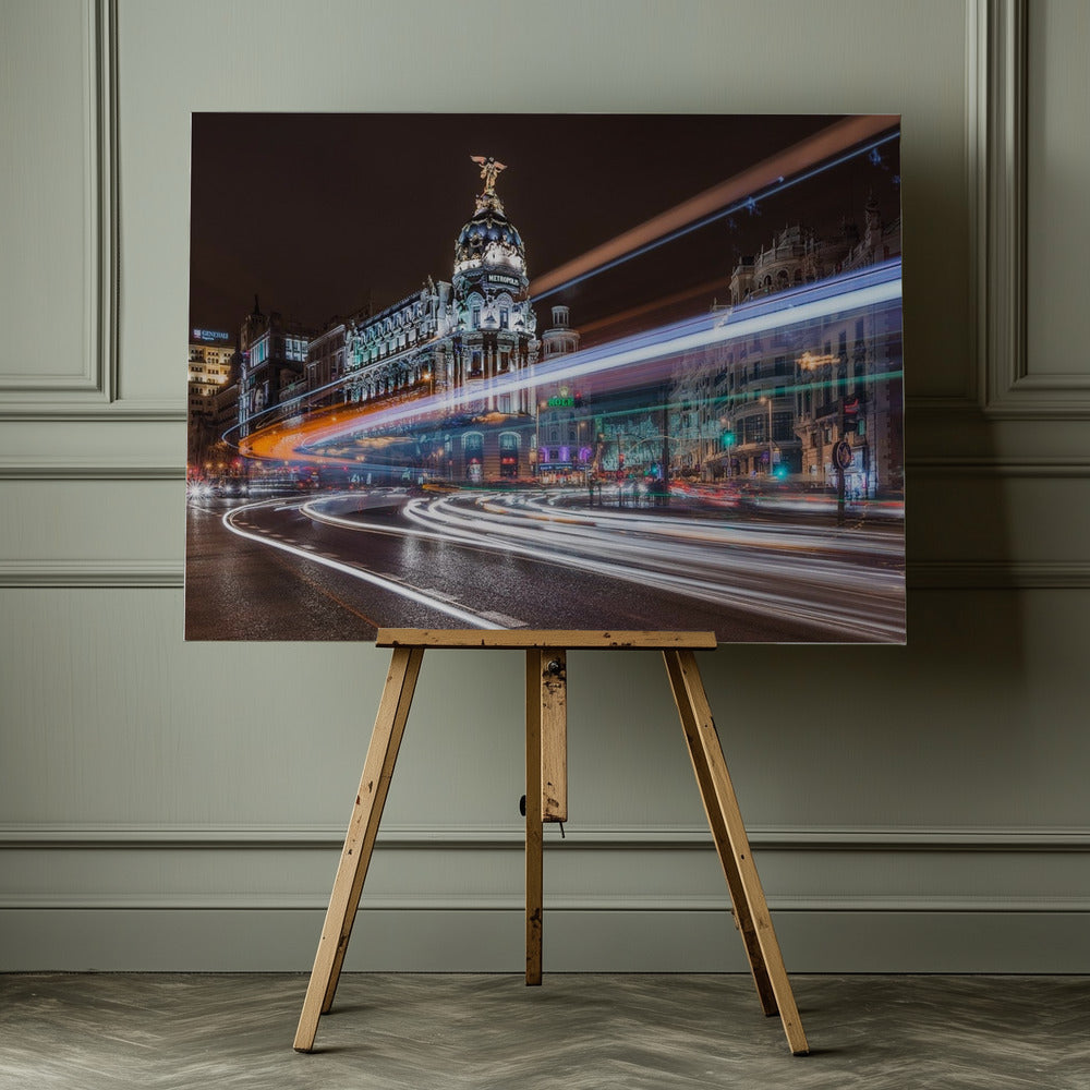 Madrid Traffic - Poster / Art Print - interiör