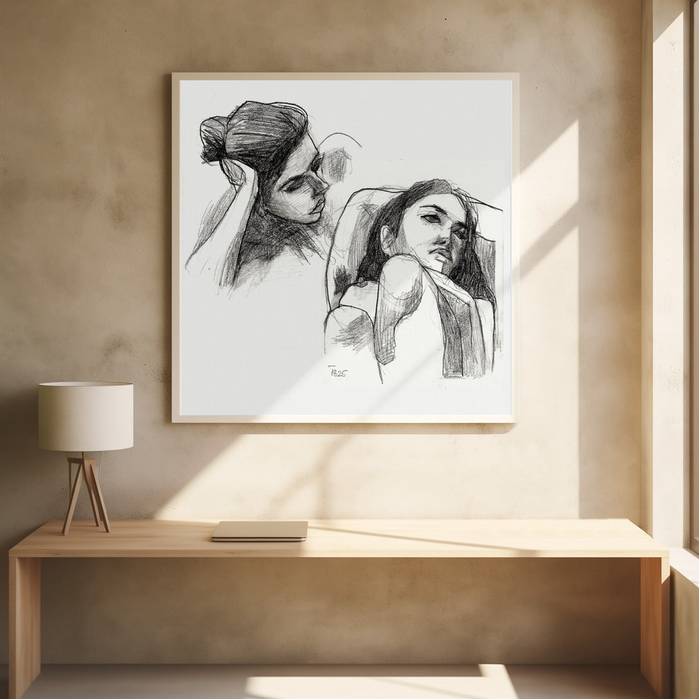Double - Poster / Art Print - interiör