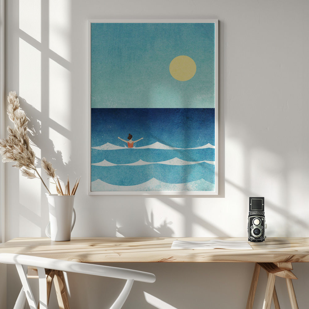 Sea Swim ii - Poster / Art Print - interiör