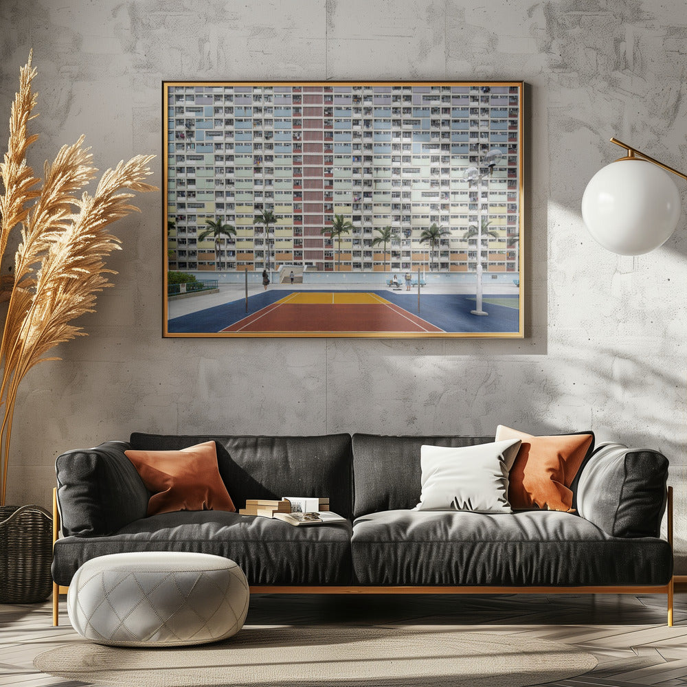 Choi Hung Estate - Poster / Art Print - interiör