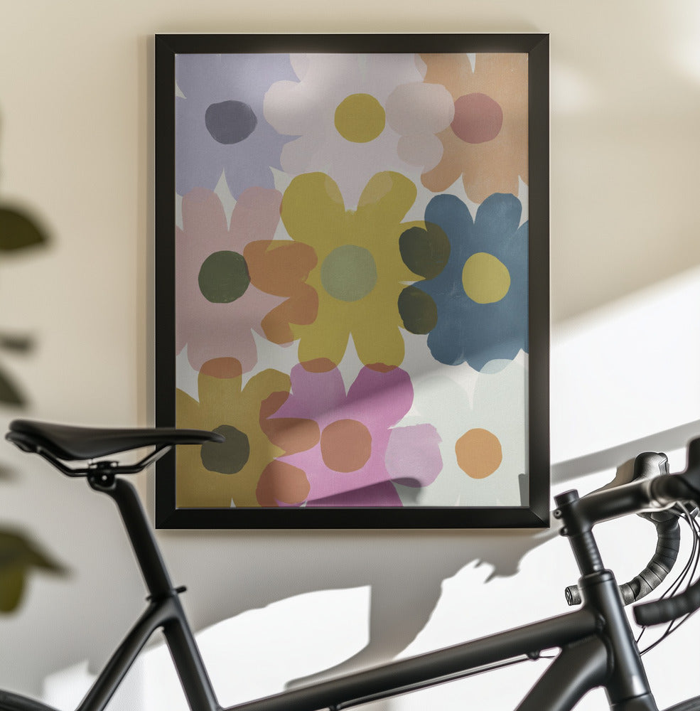 Flower In Flower - Poster / Art Print - interiör