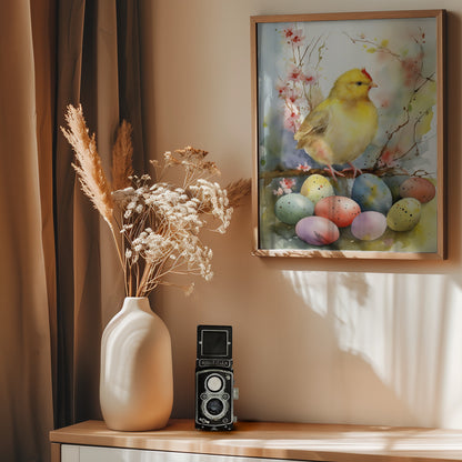 Happy Easter No 2 - Poster / Art Print - interiör