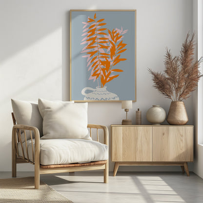 Botanical dopamine twigs - Poster / Art Print - interiör