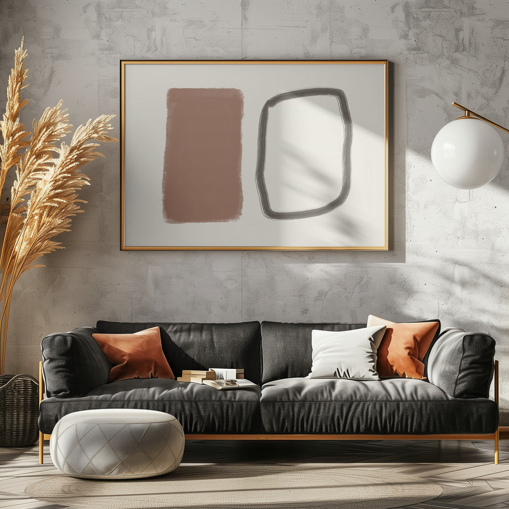 Time and Distance - Poster / Art Print - interiör