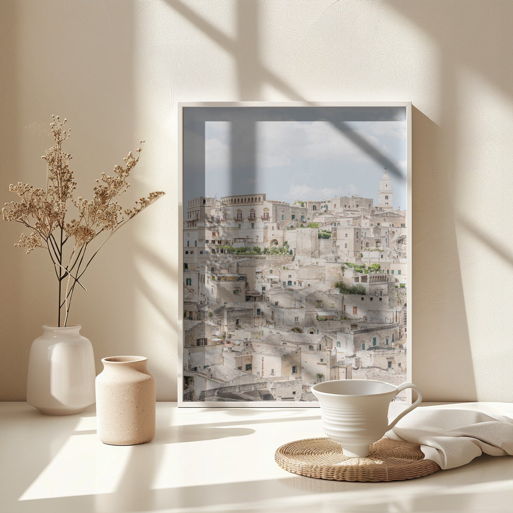 Matera city #3 - Poster / Art Print - interiör