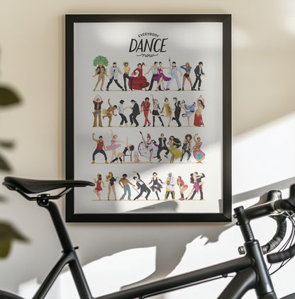 Everybody Dance Now - Poster / Art Print - interiör