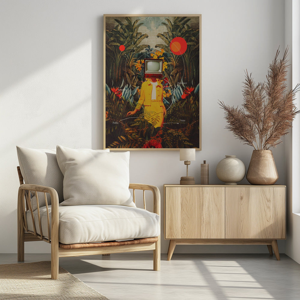 She Came From the Wilderness - Poster / Art Print - interiör