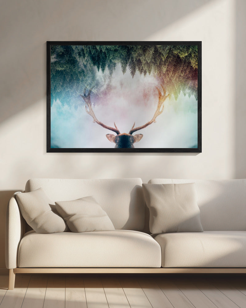 Antler - Poster / Art Print - interiör