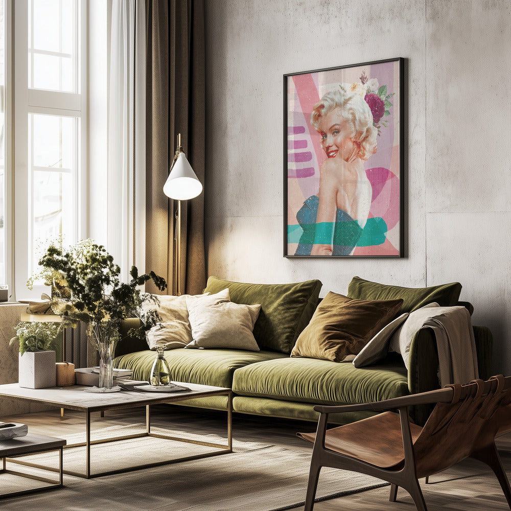 Marilyn is Back - Poster / Art Print - interiör