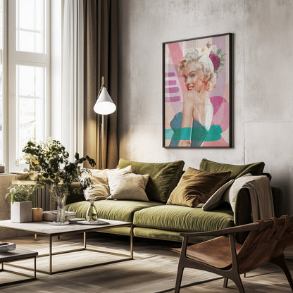 Marilyn is Back - Poster / Art Print - interiör