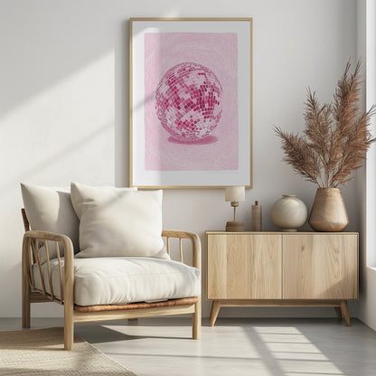 Pandc Discoball - Poster / Art Print - interiör