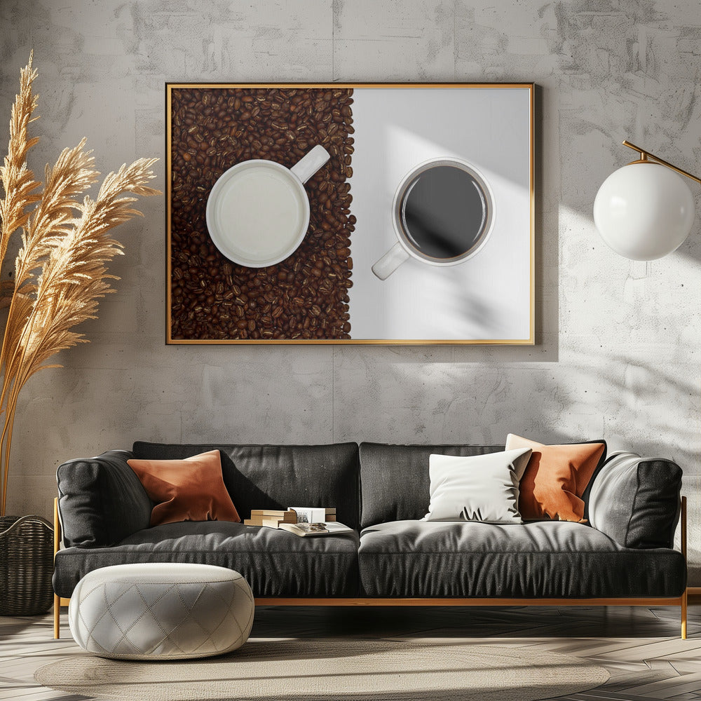 Yin / Yang - Poster / Art Print - interiör