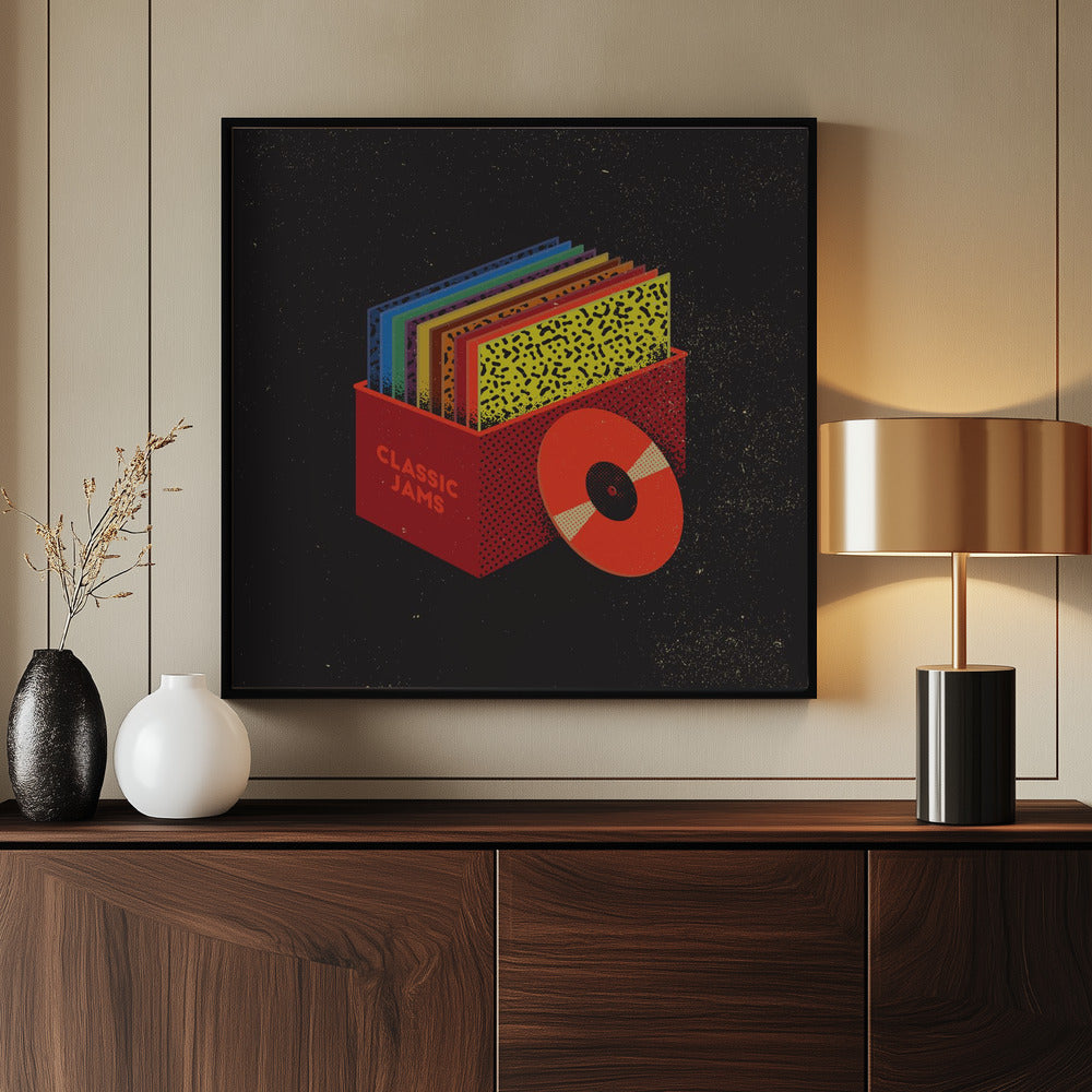 Classic Jams - Poster / Art Print - interiör