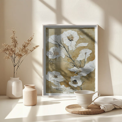 Delicate Blossoms - Poster / Art Print - interiör