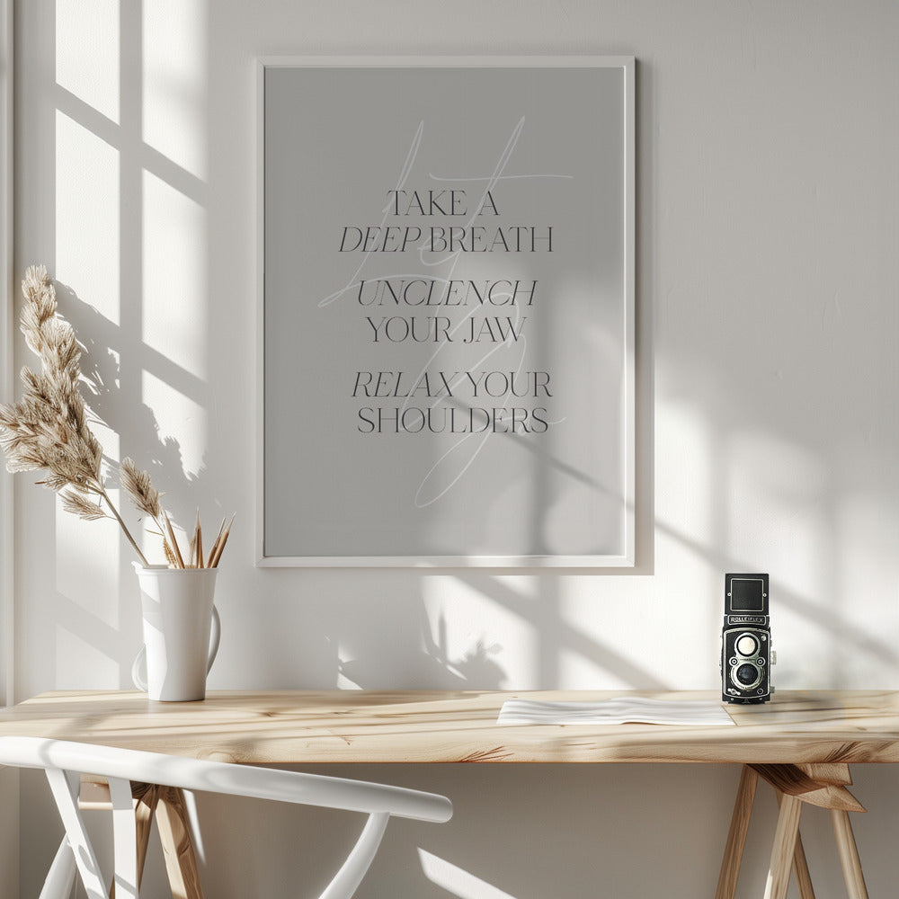 Relax - Poster / Art Print - interiör