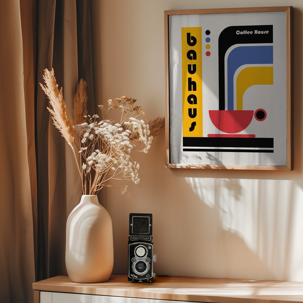 Bauhaus Coffee House - Poster / Art Print - interiör