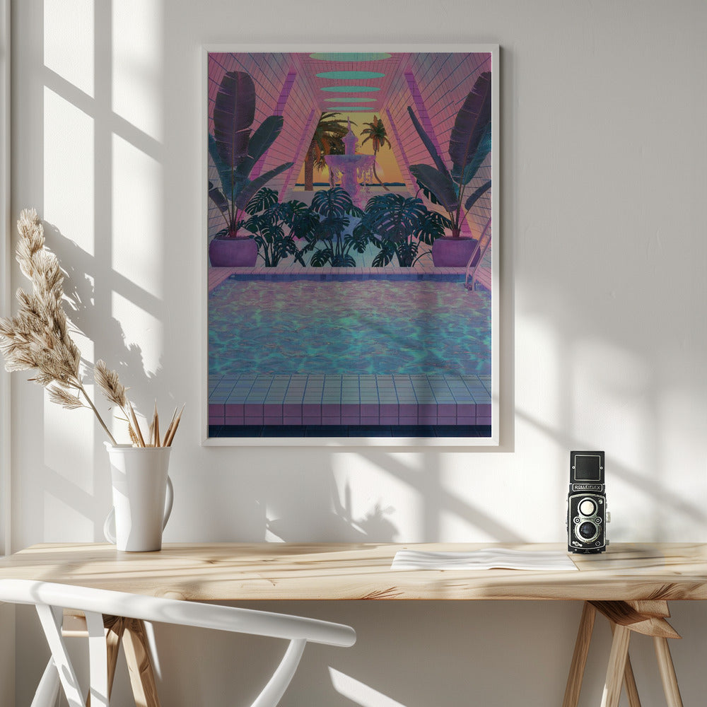 Vapor Pool - Poster / Art Print - interiör