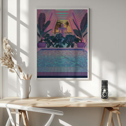 Vapor Pool - Poster / Art Print - interiör