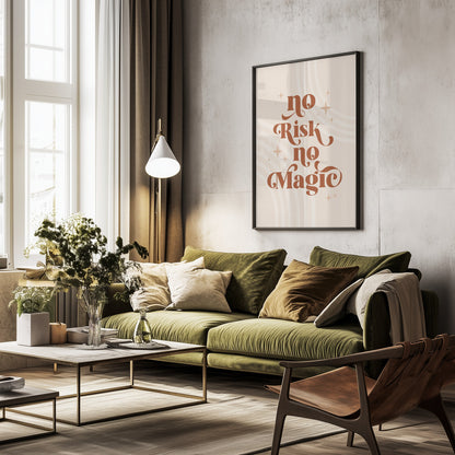 No Magic - Poster / Art Print - interiör