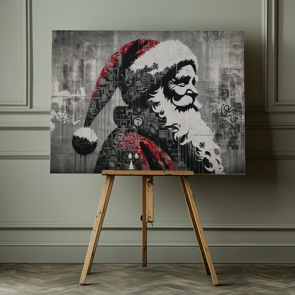 Santa - Poster / Art Print - interiör