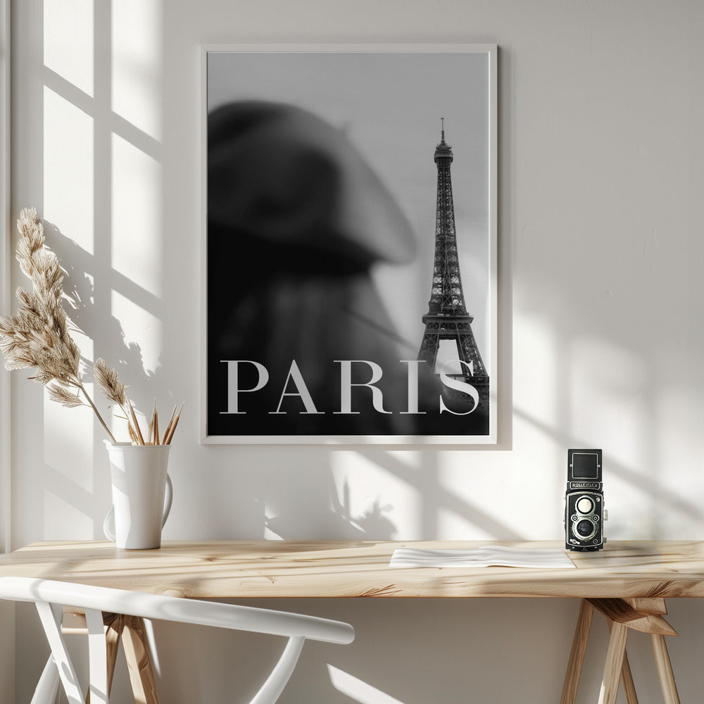 Paris Text 4 - Poster / Art Print - interiör