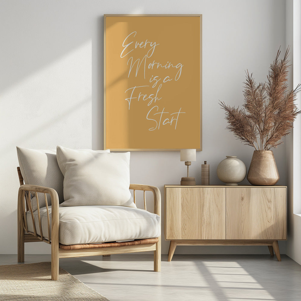 Fresh Start - Poster / Art Print - interiör