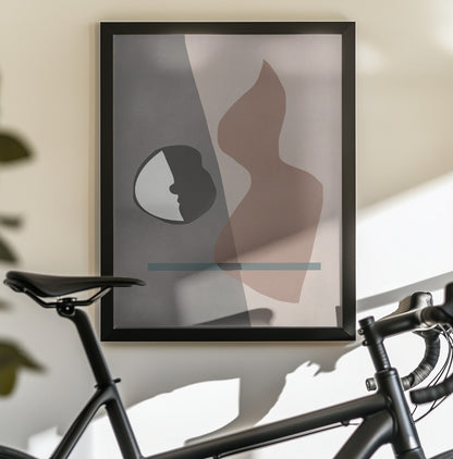 Yin Yang Fire - Poster / Art Print - interiör