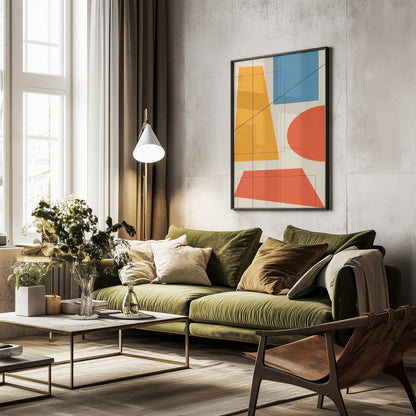 Geox2f  Oju 2x3 - Poster / Art Print - interiör