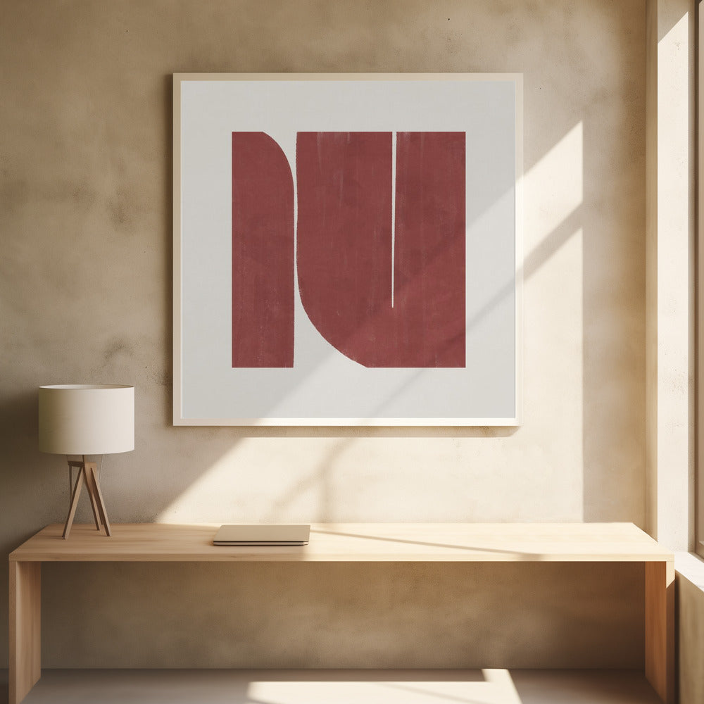Small Sqterracota R - Poster / Art Print - interiör