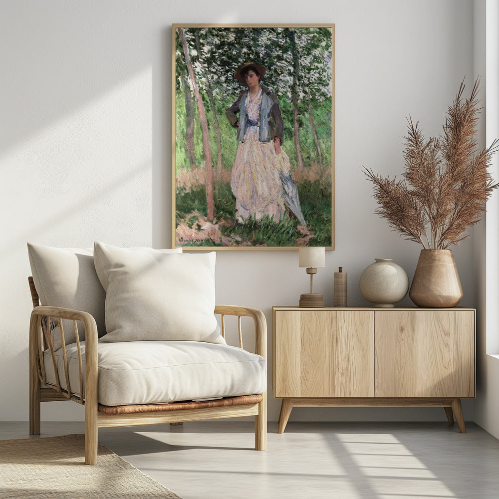 The Stroller (1887) - Poster / Art Print - interiör