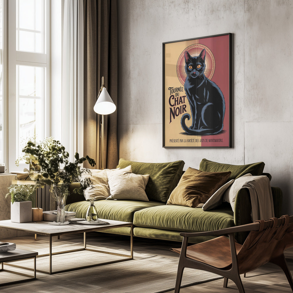 Chat Noir - Poster / Art Print - interiör