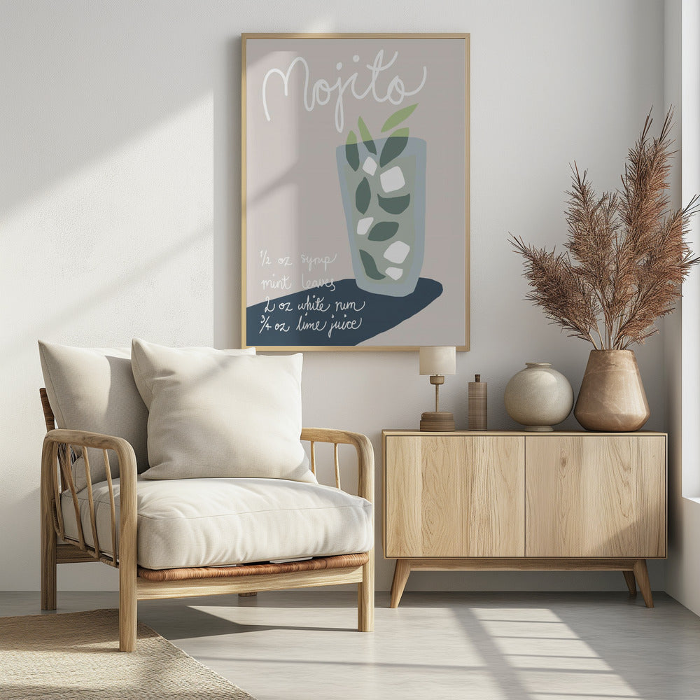 Mojito - Poster / Art Print - interiör