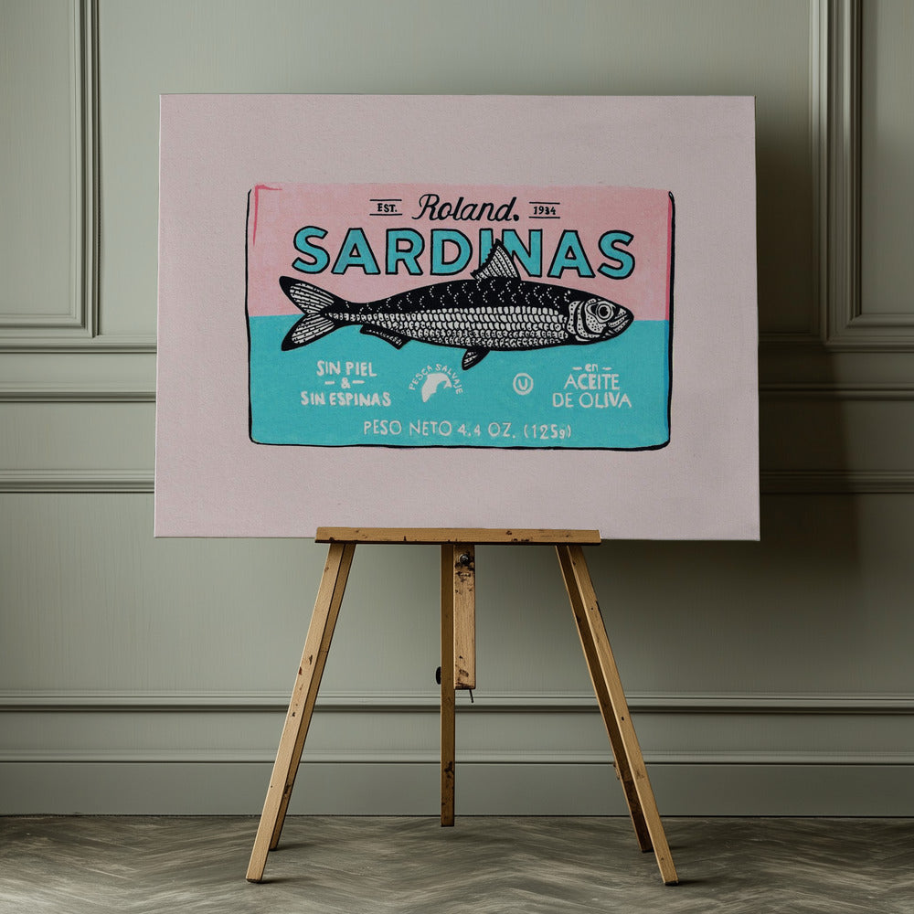 Roland Sardinas - Poster / Art Print - interiör