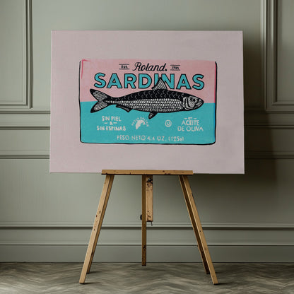 Roland Sardinas - Poster / Art Print - interiör