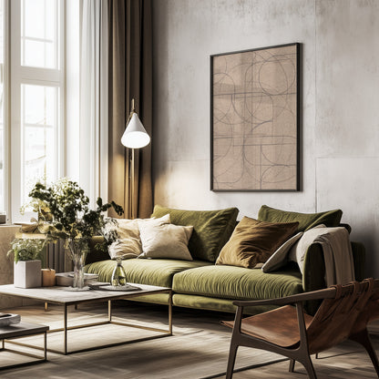 Curved 2 - Poster / Art Print - interiör