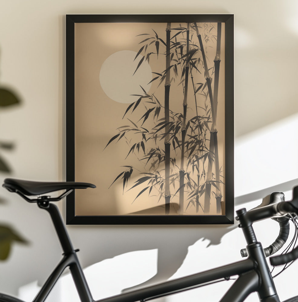 Evening Bamboo - Poster / Art Print - interiör