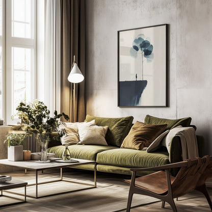 The Edge of the Cliff - Poster / Art Print - interiör