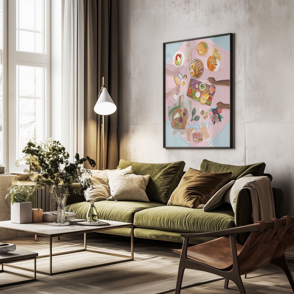 Brunch - Poster / Art Print - interiör