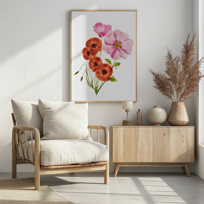 Flower composition III - Poster / Art Print - interiör