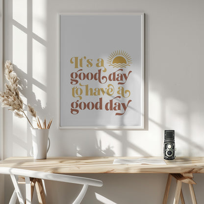 Good Day No2 - Poster / Art Print - interiör
