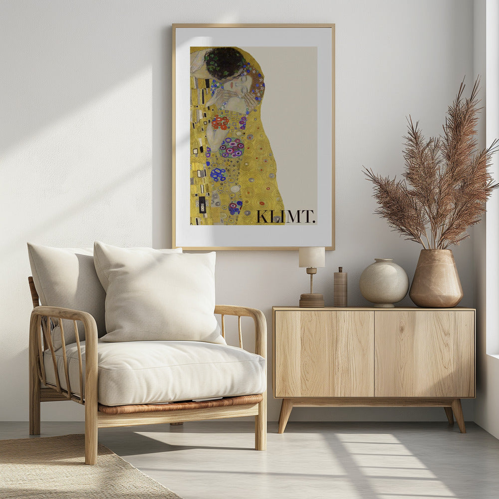 The Kiss (1907–1908) Special Poster Crop - Poster / Art Print - interiör
