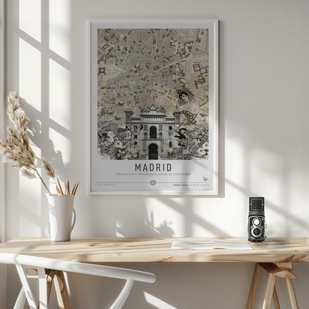 Madrid (City Breaks) - Poster / Art Print - interiör